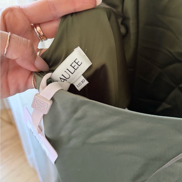 SAU LEE Priscilla Gown in Olive Green - Picture 5 of 8